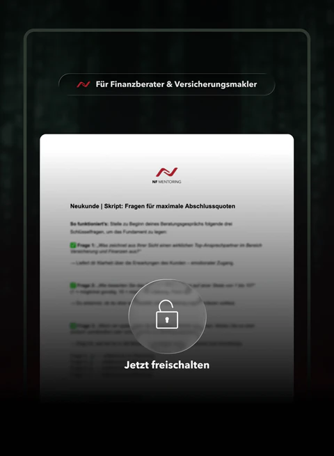 Vorschau des Skripts mit den Masterfragen, gesperrt bis zum Freischalten